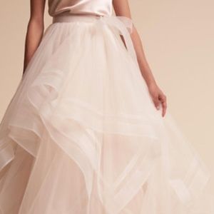 BHLDN W Too by Watters Effie Skirt - Moscato